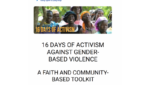 16 Days of Activism Toolkit – 2024