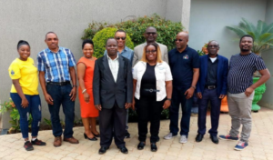 Father Kasanka meets with fellow faith leaders.