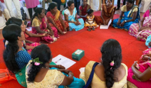 Participants in a women’s microfinance group, Sri Lanka, 2019. 